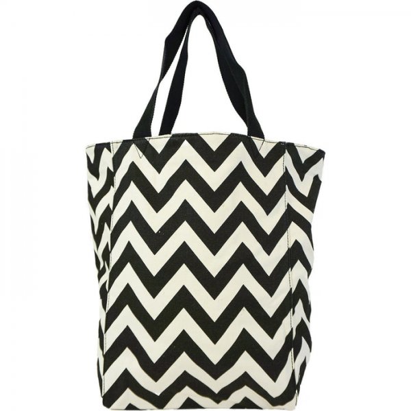 Chevron Large Canvas Tote Bags