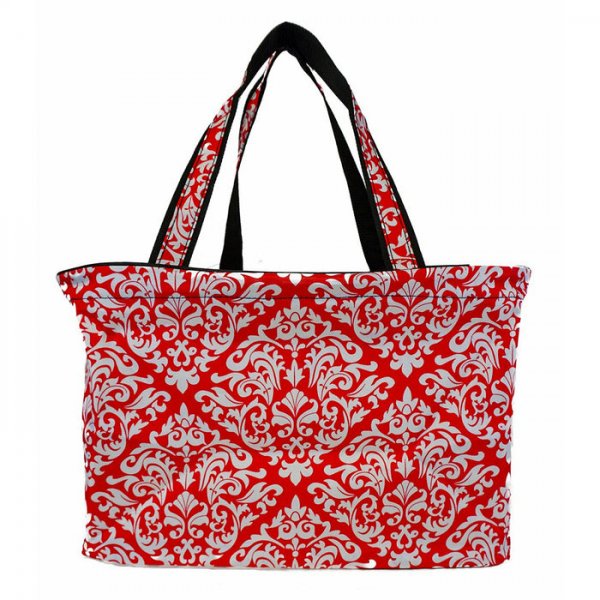 Damask Large Beach Tote