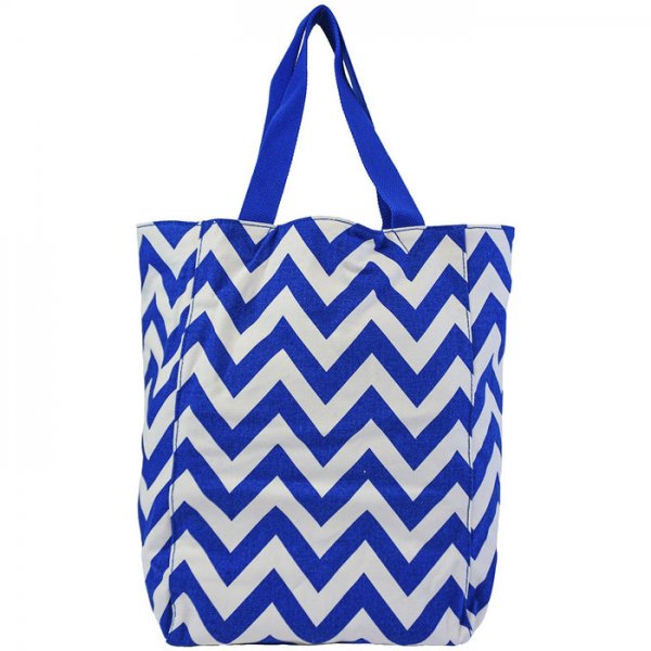 Chevron Large Canvas Tote Bags