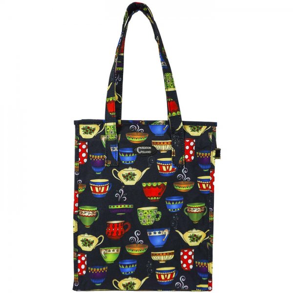 Teapot Vintage Tote Bags