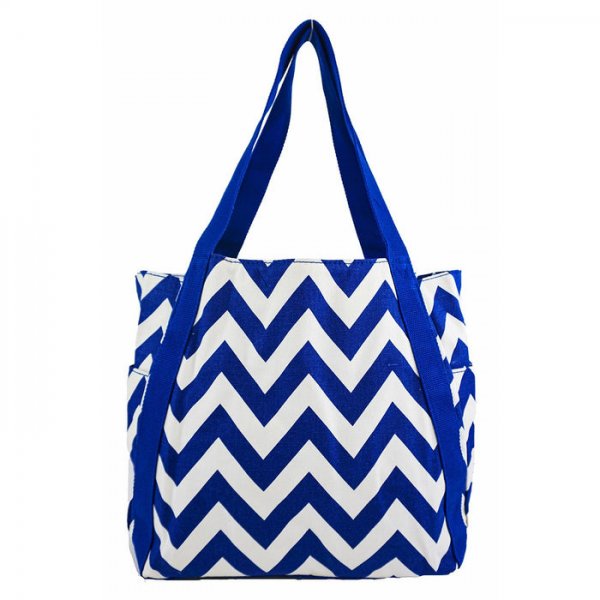 Bucket Tote Bag Chevron