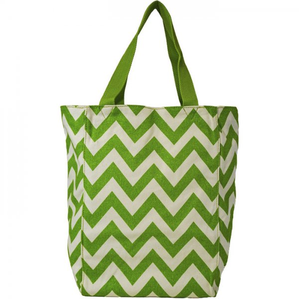 Chevron Large Canvas Tote Bags